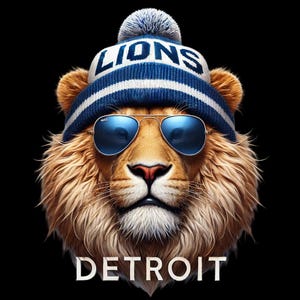 Detroit Lions graphic design