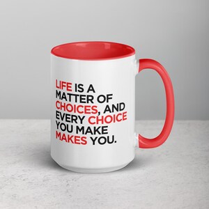 Inspirational Mugs, Motivational Tea Cup, Gift for Her, Gift for Him, Positive Mindset Mug, Positive Quote Mugs