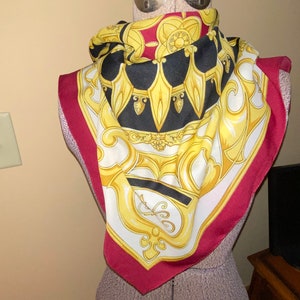 Vintage Square Scarf Made in Italy