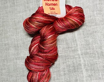 Kolby Karmen Silk DK Weight Yarn Hand Dyed