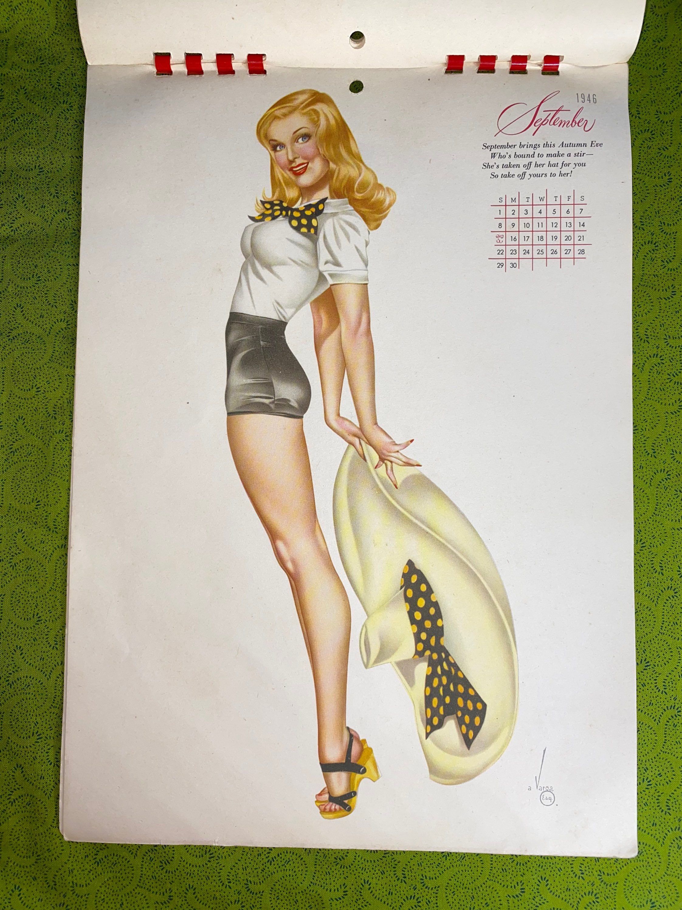 ツイギー・vintage. アルベルトバルガス.Varga Girl.バーガス Varga Girls Set - Artist Signed - Vintage Postcards