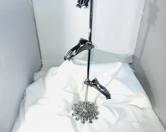 Vintage Brass Bathroom Towel Rack