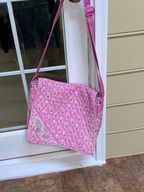 Vera Bradley Messenger Bag Crossbody Bag Bermuda Pink… Gem