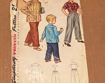Vintage Simplicity boys pants slacks shorts  simplicity pattern 2969