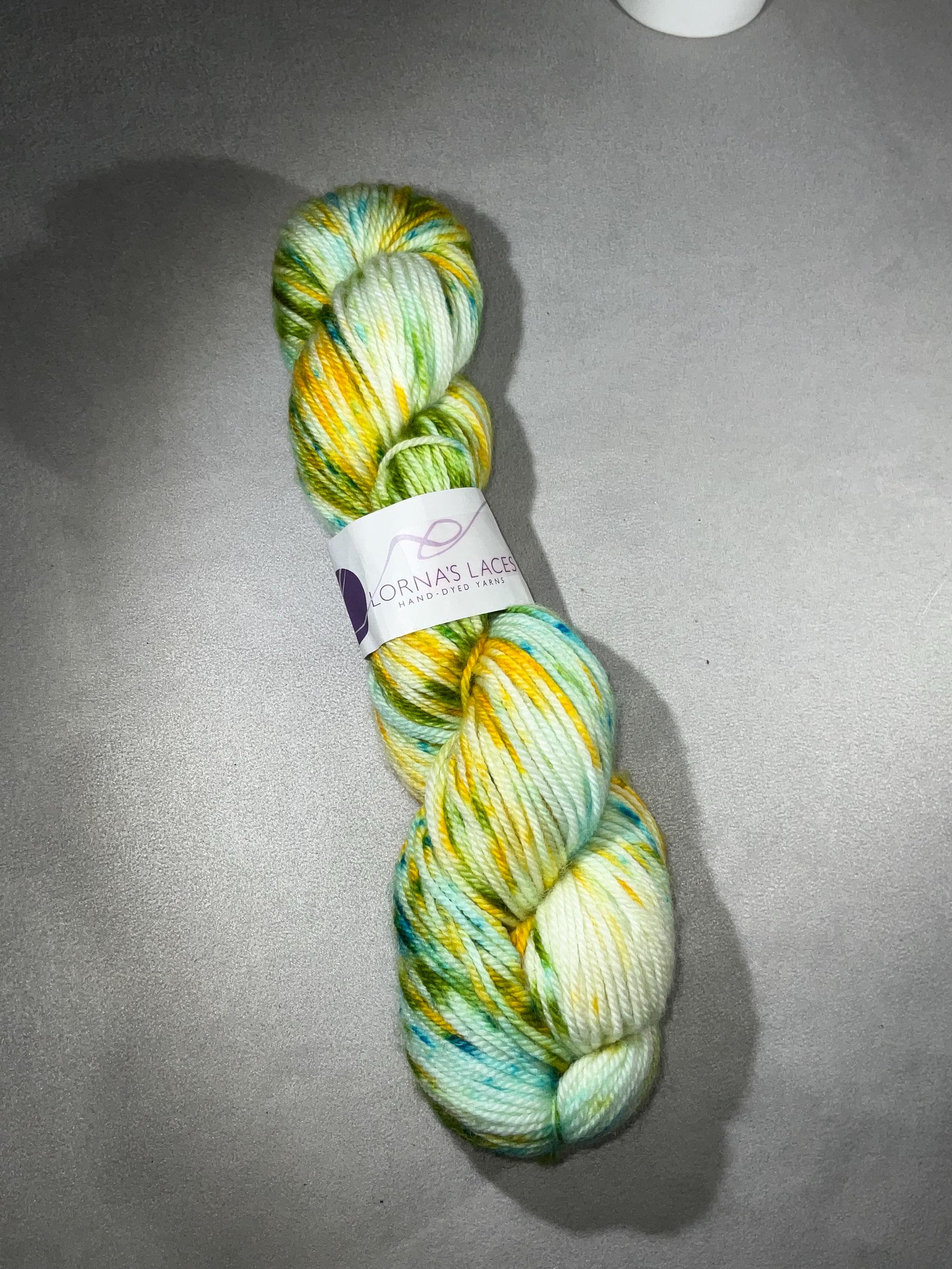 Lorna’s Lace Shepherd Sport Superwash Merino Wool Hand Dyed Color is Prague