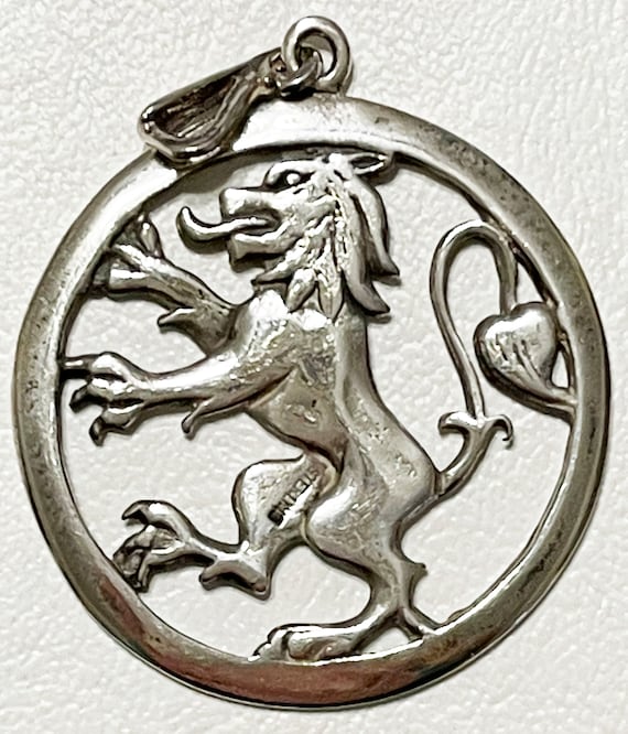 Rampant Lion Pendant