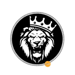Lion Svg & Png, Roaring Lion Clipart, Lion Face Vector Image, Lion Silhouette, Lion Head Svg, Sublimation Design, Animal Cut File