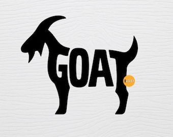 Goat Svg File, Cute Goat Svg, Small goat Svg, Farmhouse pets Svg, Goat clipart, Funny pet Svg, Peeping goat Svg, File for cricut, Silhouette