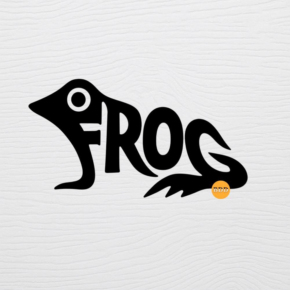 Rana SVG PNG, Rana de dibujos animados Svg, Rana divertida Svg, Animal ...