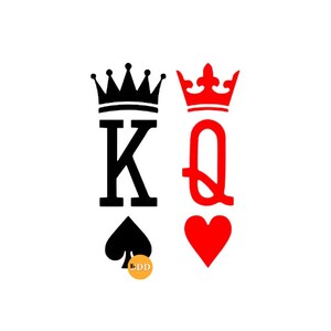 King and Queen SVG,PNG