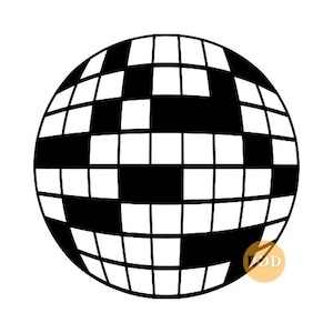 Disco Ball svg png / Disco Ball Planter / Mirror Ball / Disco Ball Clipart / Disco ball 70s svg / Party svg / Vector / Cricut file, clipart