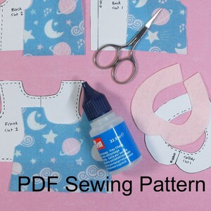 PDF Download Kleid Schnittmuster für Japanisches Pony Figur