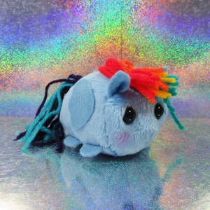 Mini Stackable Pony, Unicorn and Pegasus Plushies Rainbow Dash