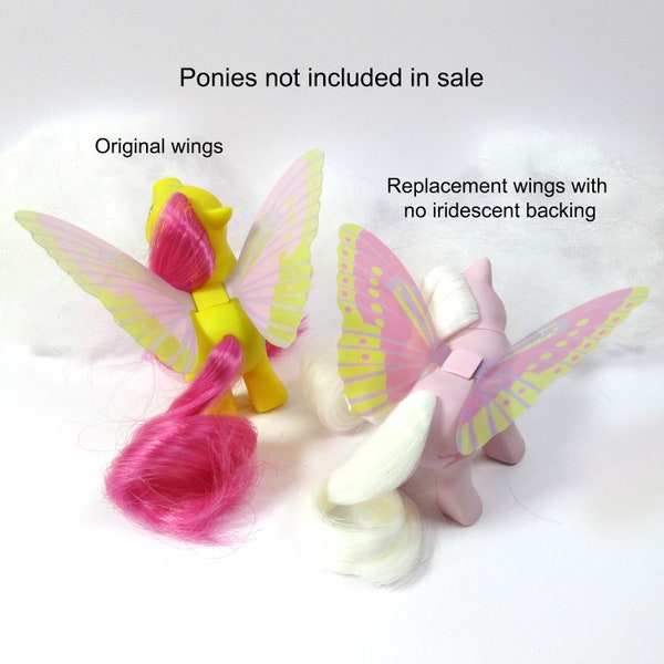 Wings for Starry Wings: Replacement Wings with Iridescent or Noniridescent Finish