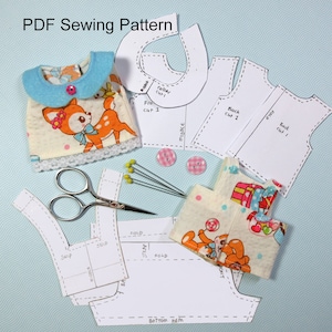 PDF Bundle Download: Dress and Dungaree Sewing Patterns for Japanese Pony Figure
