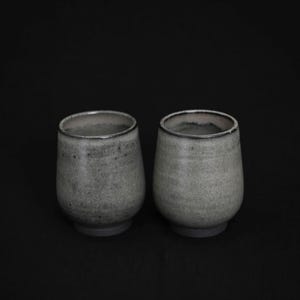 pair of yunomi TEA CUPS 220 ml / 7.4 oz. | khaki |  in STOCK