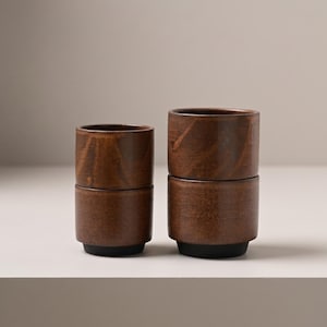 Paar koffiekopjes | 150 ml / 4 oz., 180-200 ml / 6 oz., 250 ml / 8 oz. of 350 ml / 12 oz. | Bruin | PRE-ORDER