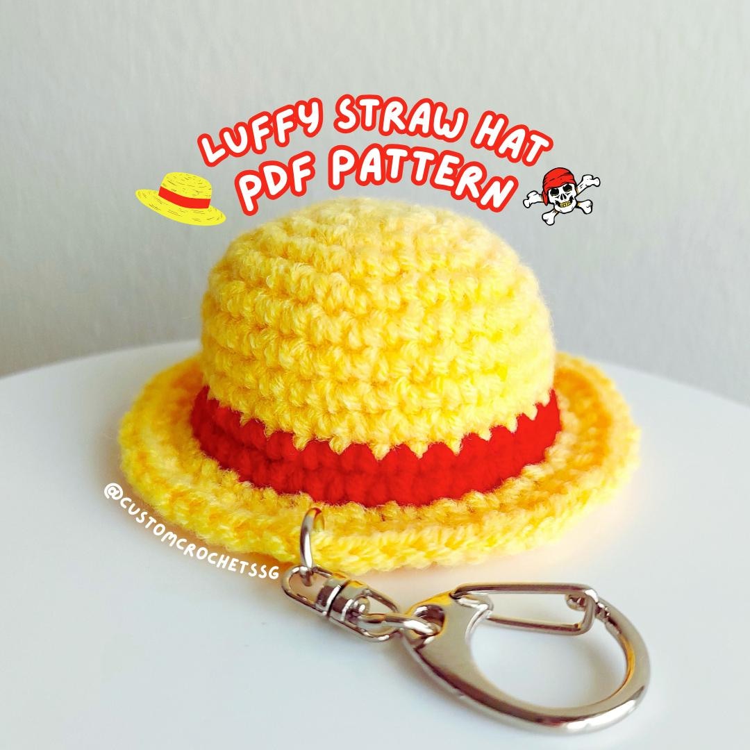 Luffy Straw Hat PDF Pattern - Etsy