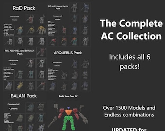 Armored Core De complete AC-collectie (standbeeld op ACVI-schaal)