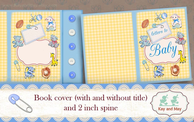 BABY journal kit retro baby printable journal pages Etsy