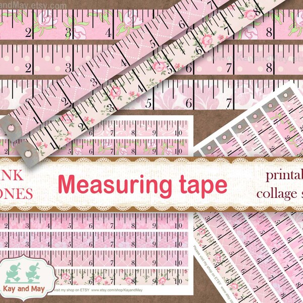 Pink Tape Measure Etsy