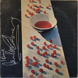 Paul Mccartney original lp signed with proof