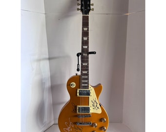 デフ・レパード バンド直筆サイン入り写真 X5 – ジョー・エリオット