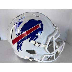 Josh Allen Buffalo Bills Riddell Replica full size helmet signed with proof