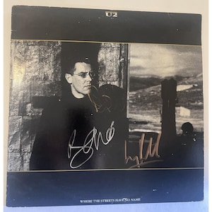 U2 Signed Pride In The Name Of Love Album Autographed Vinyl - Foto 8
