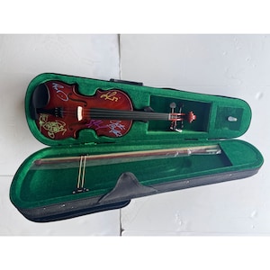 Dave Mathews con boceto Stephan Lessard Boyd Tinsley LeRoi Moore Carter Beauford violín excepcional con estuche firmado con prueba
