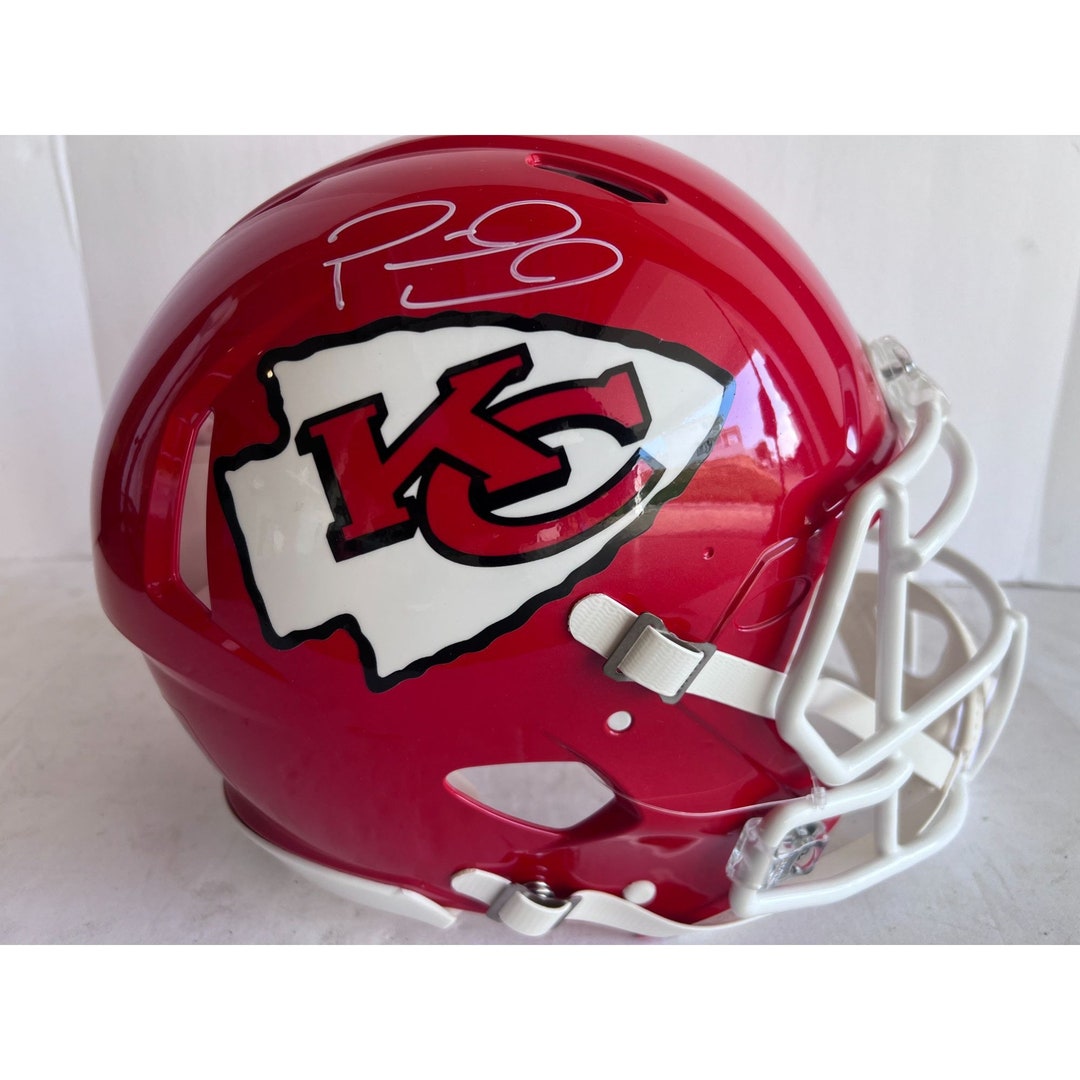 Patrick Mahomes Kansas City Chiefs Riddell Helmet Signed With Proof - Etsy
