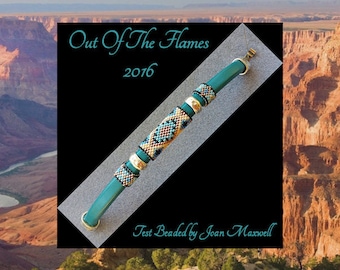 Bead PATTERN Southwestern Appeal Licorice Leather Peyote Or Brick stitch