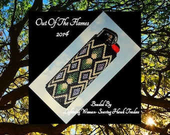 Bead PATTERN Ausra  Lighter Cover Peyote Brick Stitch