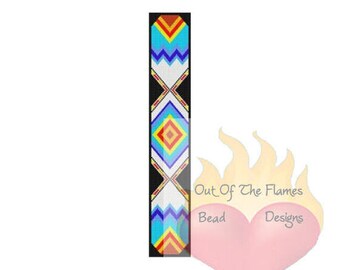Bead Pattern Native American Navajo 2 Square / Loom