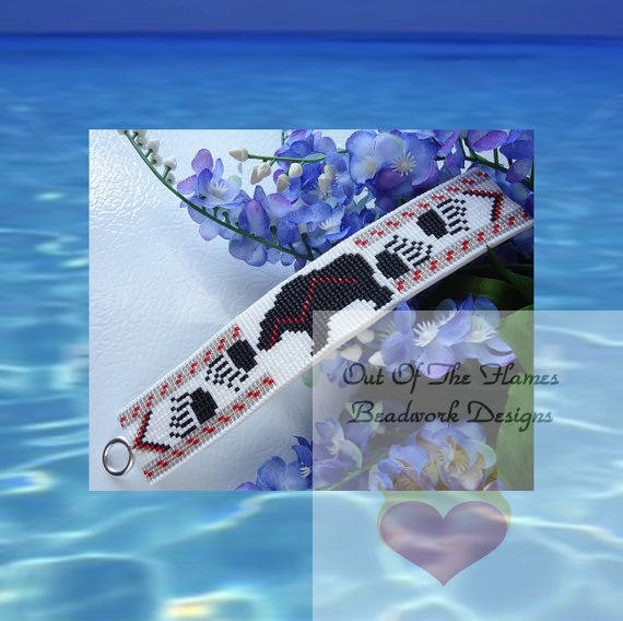 Beaded Bracelet - Blue Bear Beaded Bracelet - Blue Bear