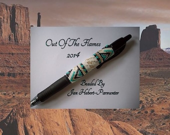Bead MUSTER Sante Fe G2 Pen Wrap Peyote oder Brick Stich
