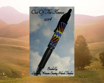 Perlen MUSTER Amitola G2 Pen Wrap Peyote Brick Stitch