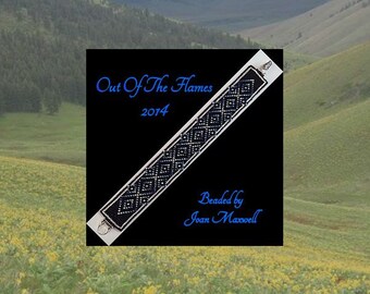 Bead PATTERN Holatte Cuff Bracelet Loom  or Square Stitch