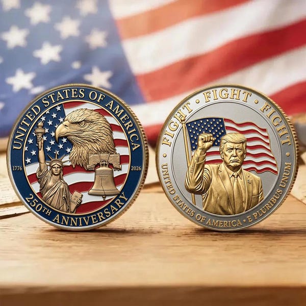 Trump Rally Coin Trump Challenge Coins - Etsy