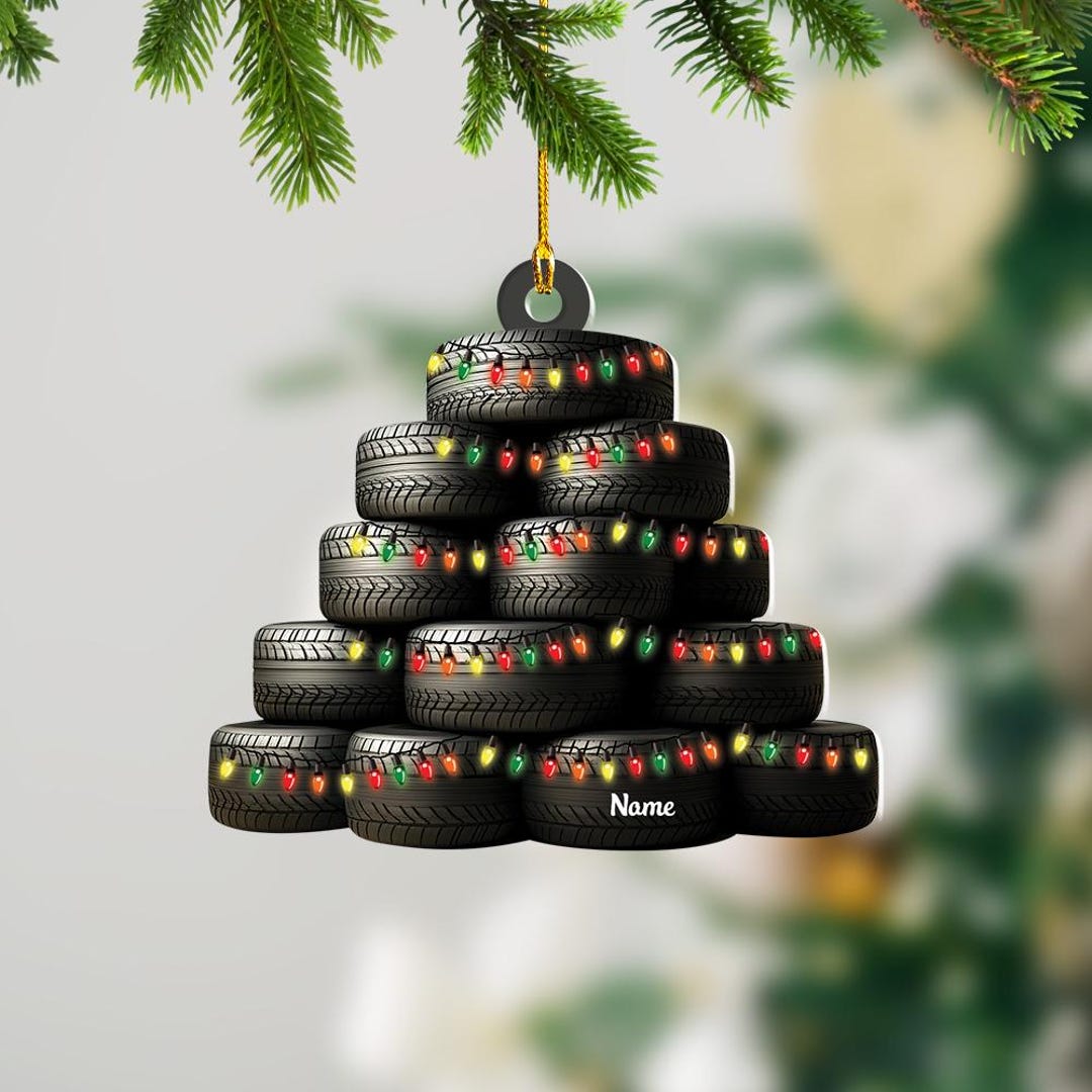 Car Garage Ornament - Mechanic, Repair Shop Christmas Ornament Personalized Acrylic Ornament P2113037265