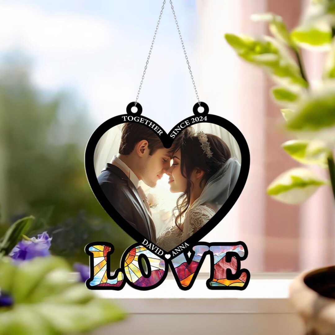 Couples Canvas Our Love Story" Together Since..– Personalized Couple Name Wall Art - Picasso Art Personalized Poster For Couples