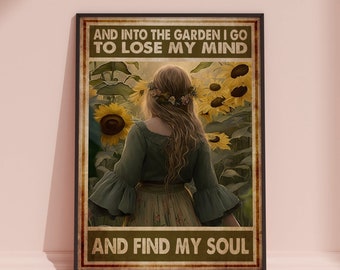 Targa In Metallo Vintage 'Gardening Because Murder Is Wrong' – Decorazione Da Parete 20x30 Cm, Con Scarpe E Fiori, Per Giardino, Bar, Man Cave