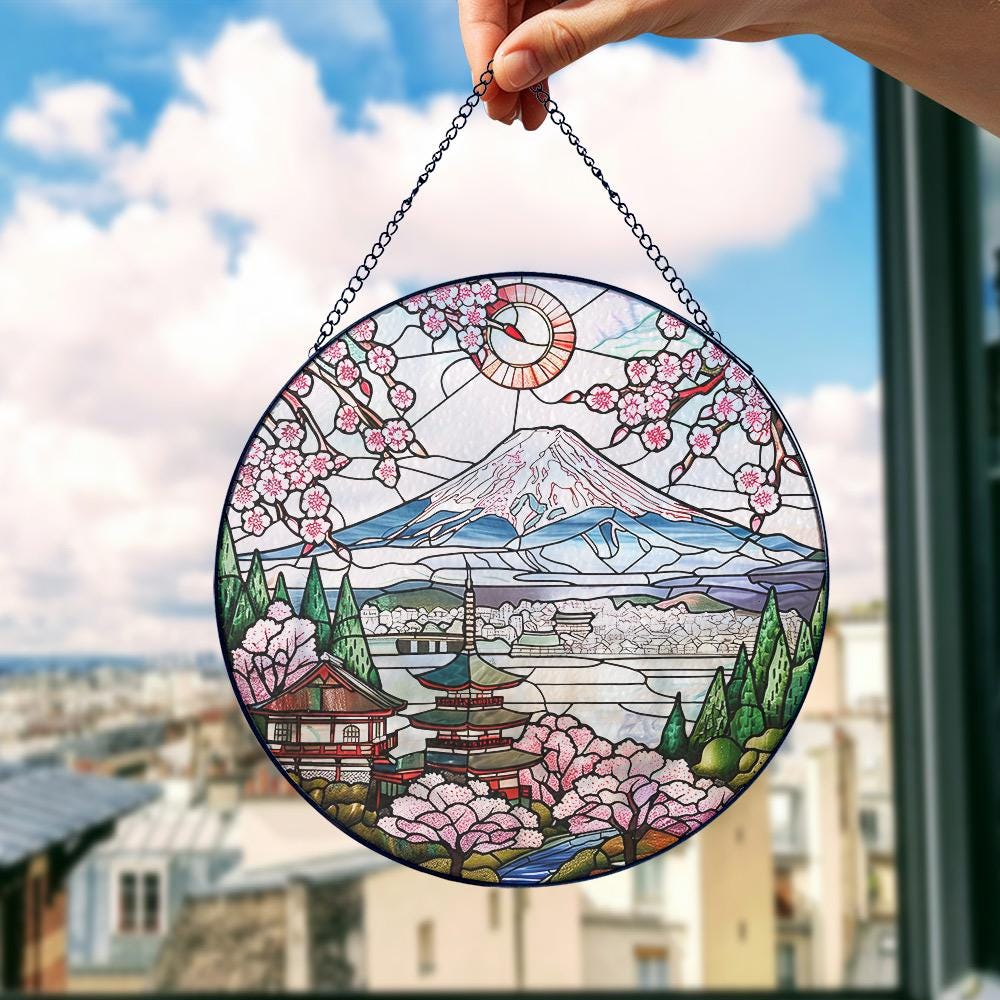 Fuji Stained Glass - Etsy