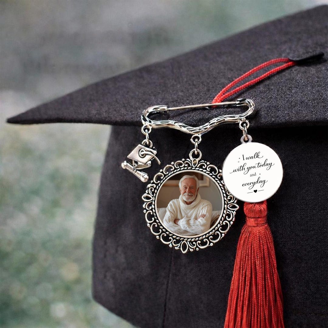Missing Graduation Missing You on My Graduation Day Memorial Photo Pin, Custom Lapel ...