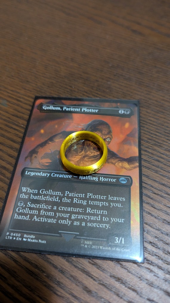 The One Ring MTG Token Lotr Hobbit - Etsy