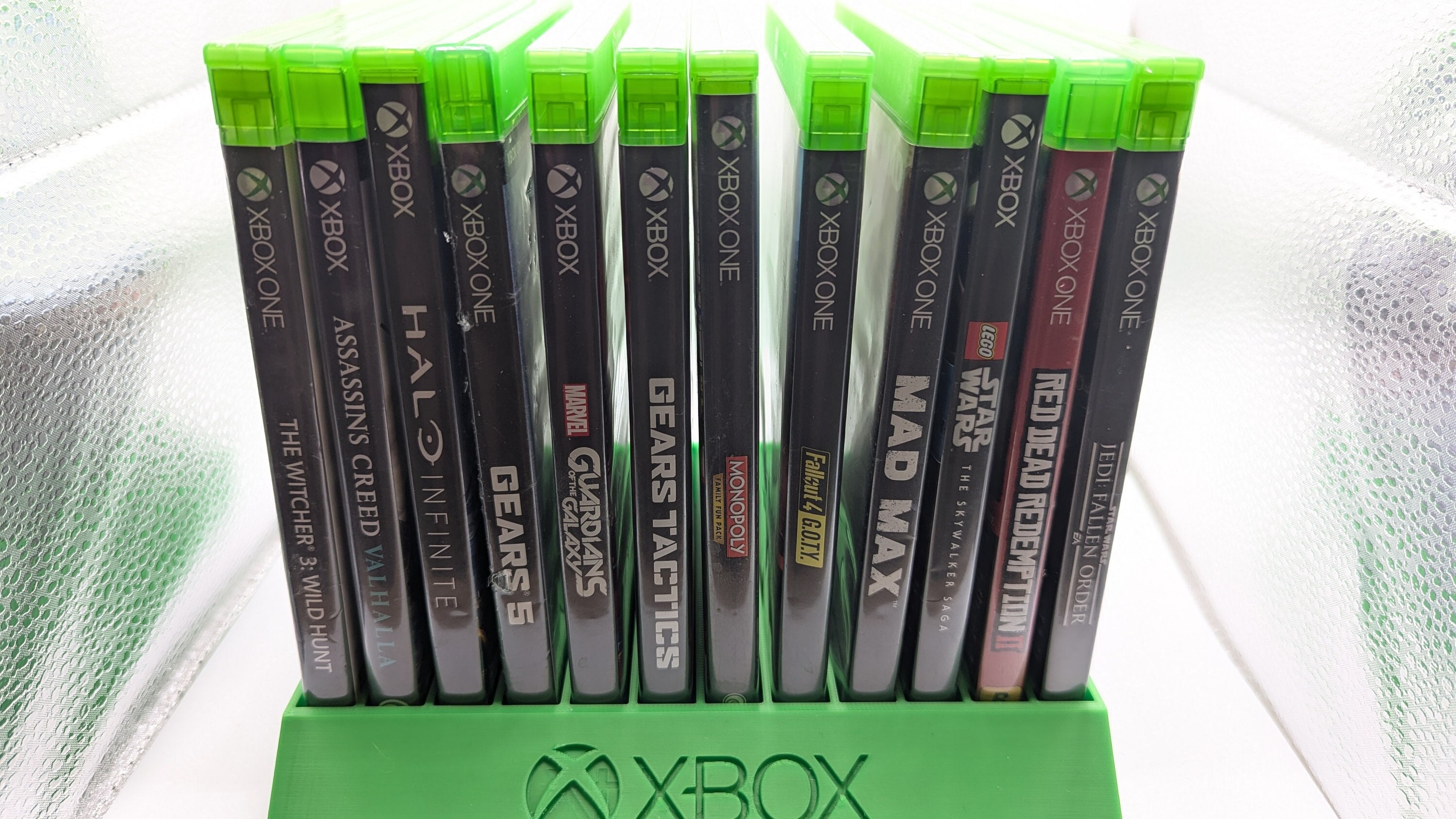 Series X Xbox One game case holder display