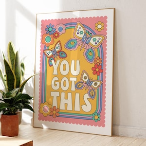You Got This, motivational posters, office decor, motivation wall art, inspirational work quotes, modern home office prints, office decor