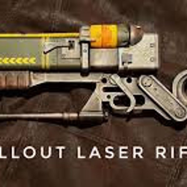 Fallout Laser Rifle 3d Print Etsy
