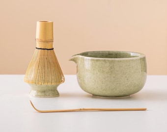 Bol Para Matcha De Cristal Con Pitorro (370 Ml) - Para Ceremonias De Té, Postres Y Salsas, Apto Para Microondas Y Lavavajillas