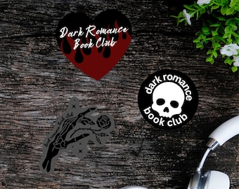Dark Romance Book Club Stickers: Smutty Bookish Decals